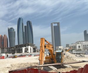 Al Wathba Solar Plant Data Center  with Prominent Construction